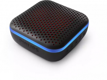 Boxa Wireless Portabila Philips Cu Bluetooth V.5 3w Baterie 800 Mah Ipx7 Redare 10h Microfon Incorporat Iluminare Led Negru 
