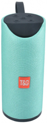 Boxa Wireless Portabila T&g Bluetooth Radio Fm Suprafata Din Tesatura Microfon Incorporat U Disc / Tf Card / Aux-in Turcoaz 