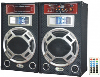 Boxe Active Ailiang Usb Sd Card Radio Fm Conectivitate Bluetooth Telecomanda Inclusa 8 Ohmi Putere 120 W Negru 