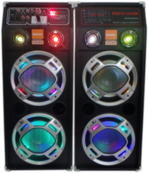 Boxe Cu Statie Active 250 W Bluetooth Usb Sd Card Radio Karaoke Telecomanda 