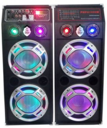 Boxe Cu Statie Active Profesionale Super Bass Bluetooth / Usb / Sd Card Microfon Si Telecomanda Negru 