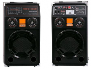 Boxe Profesionale Klausstech Putere 2 X 120 W Sunet Hi-fi Egalizator Grafic Sistem Karaoke Frecventa De Raspuns 16 Hz - 18 Khz Conecti 
