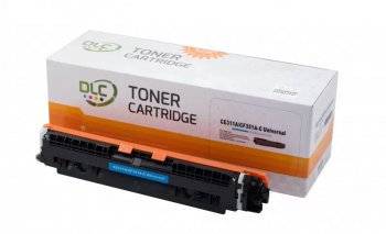 Cartus compatibil toner DLC HP 126A CE311A / 130A CF351A / CANON CRG729 CYAN 1K 