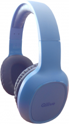 Casti. Audio Cu Bluetooth Qilive Culoare Albastra Functie Hands Free