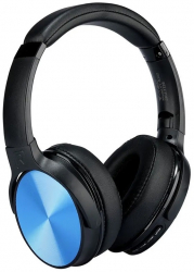 Casti Bluetooth Wireless Conectivitate Aux SD card Albastru 