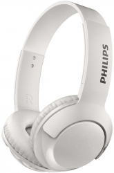 Casti Philips Supraauriculare Wireless Microfon Functie Pliere Pernute Moi Gestionare Apeluri Control Volum Sistem Acustic Inchis Alb 