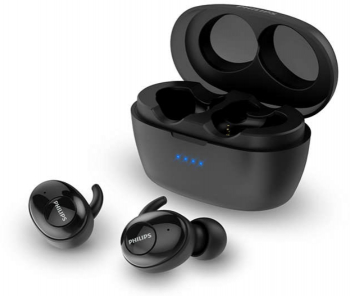 Casti Philips Wireless Cu Difuzoare De 6 Mm Bluetooth 5.0 Anulare A Zgomotului Microfon Incorporat Litiu-ion Raza 10 M Alb 