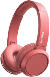 Casti Philips Wireless Supraauriculare Difuzoare 32 Mm 110 Db Cablu Usb-c Autonomie 29 H Li-polimer Reducerea Zgomotului Rosu 