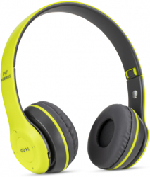 Casti Wireless Klausstech Cu Bluetooth Design Pliabil Radio Fm Stereo Mp3 Player Suport Apel Hands-free Microfon Integrat Verde 