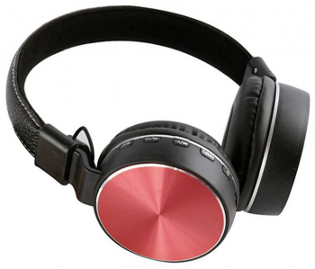 Casti Klausstech Wireless Stereo Bluetooth Cu Microfon Si Cablu Detasabil Negru Cu Rosu 