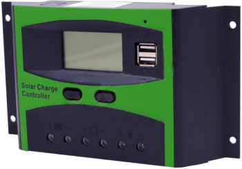 Controler Solar Performanta 10a Memorare Automata Afisaj Digital Protectie Duala Mosfet Set De Taste Compact Negru/verde 