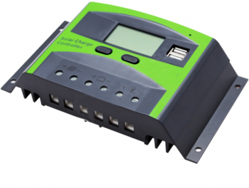 Controler Solar Profesional Cu Afisaj Digital 40a 1040w Functie De Memorare Automata Protectie Duala Mosfet Set De Taste Compact Negr 