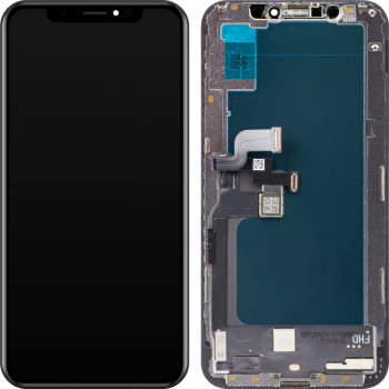 Display ecran cu Touchscreen si Rama compatibil cu Apple Iphone XS Negru 