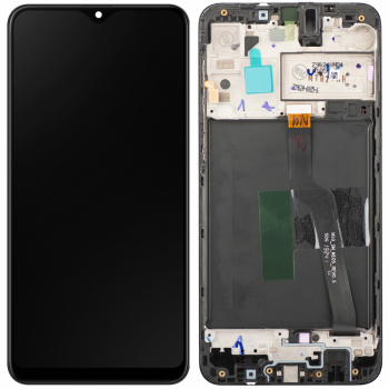 Display ecran cu Touchscreen si Rama compatibil cu Samsung A10 A105 Negru 