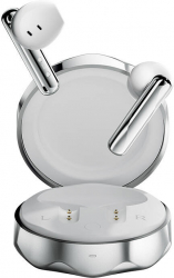 Elegant Silver T21 Wireless Earphones 