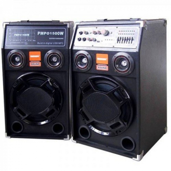 Et 2 Boxe Active Cu Amplificator Bluetooth Usb mp3 Aux Card Sd Radio Telecomanda Dp-284 Geepas 