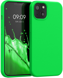 Husa Kwmobile pentru Apple iPhone 13 Silicon Verde 55878.44 