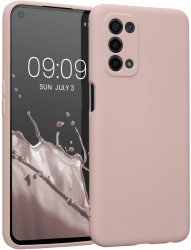 Husa Kwmobile pentru OPPO A74 5G/A54 5G Silicon Roz 57571.225 