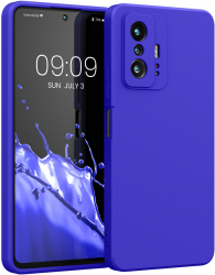 Husa Kwmobile pentru Xiaomi 11T/11T Pro Silicon Albastru 56573.134 