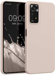 Husa Kwmobile pentru Xiaomi Redmi Note 11 Pro/Redmi Note 11 Pro 5G Silicon Crem 57373.225 