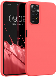 Husa Kwmobile pentru Xiaomi Redmi Note 11 Pro/Redmi Note 11 Pro 5G Silicon Roz 57373.141 