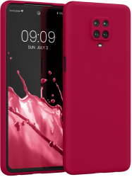 Husa Kwmobile pentru Xiaomi Redmi Note 9S/Redmi Note 9 Pro/Redmi Note 9 Pro Max Silicon Rosu 56562.229 