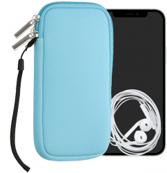 Husa Universala Kwmobile marime XXL - 7 inch Neopren Albastru 46188.5.23 