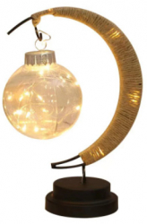 Lampa de Veghe KlaussTech Forma de Luna LED Negru 