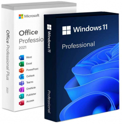 Microsoft Windows 11 Pro + Office 2021 Pro Plus licenta 