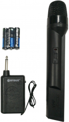 Microfon Klausstech Profesional Uni-directional Dinamic Usor De Folosit Design Modern Incarcabil Wireless Negru 