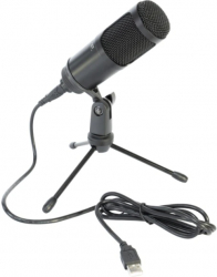 Microfon Profesional USB Plug&play Streaming si Podcast Negru 