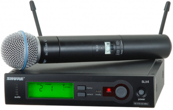 Microfon Wireless Cu Ecran Lcd Transmitator Receiver 45 Hz-15 Khz Indicator Led Baterie Control Volum Xlr Negru 