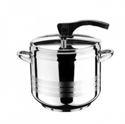 Oala Sub Presiune Inox Capacitate 5l Incalzire Rapida Mentinerea Caldurii 3 Straturi Manere Ergonomice Argintiu 