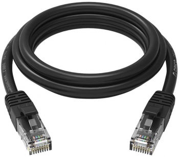 Orico Rj45 Cat.6 Black Ethernet Network Cable 2m 