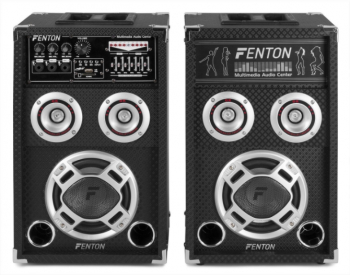 Set Boxa Activa + Pasiva Karaoke 6.5 