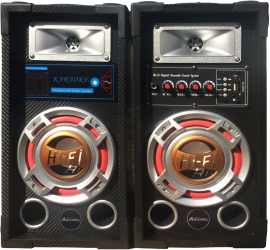 Set Boxe Active Profesionale Ailiang Cu Conectivitate Prin Functia Bluetooth Intrare De Microfon Card Sd Port Usb Negru 