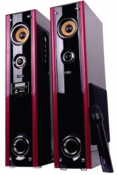 Set Boxe Audio Intex Tip Turn Microfon Wireless Cititor Usb Sd Card Putere 2 X 42w 