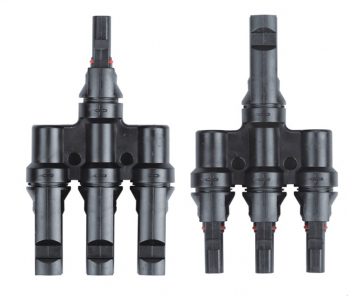 Set De 2 Adaptoare Solare Klausstech 3 Intrari 1000v/dc 30a Ip67 -4085 Ø 4mm Usor De Folosit Usor De Instalat Negru 