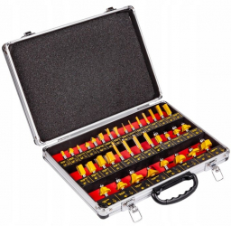 Set freza lemn 35piese 8mm S OK00026-D
