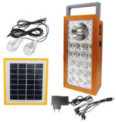 Sistem Solar De Iluminare Led Cu 3 Becuri Functie Incarcare Solara Lampa Portabila Inclusa Material Plastic Abs Tensiune Alimentare 220 