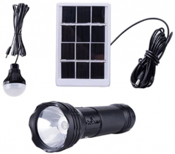 Sistem Solar Klausstech Pentru Camping Multifunctional Lanterna Led Inclusa Bec Led Panou Solar Inclus Dimensiuni Reduse Design Ergonom 