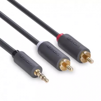 2 RCA male to 3.5mm Audio Jack male cable Lungime 1.5 Metri 
