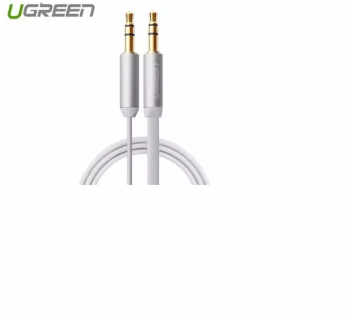 3.5mm Male-Male Audio Jack Ultra Flat cable Lungime 1.5 Metri Culoare Alb 
