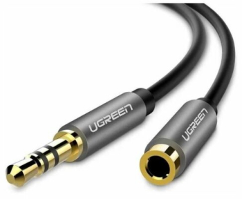 CABLU audio Ugreen „AV118 stereo 3.5 mm jack (T) la 3.5 mm jack (M) conectori auriti 1.5m 