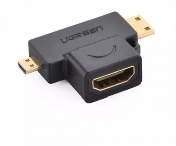 Adaptor Convertor Mini+Micro HDMI Tata la HDMI Mama 