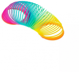 Arc curcubeu din plastic 7.5 cm x 6 5 cm 