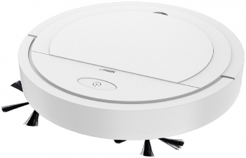 Aspirator robot cu diametru 32 cm 3W 1200 mAH Autonomie 90 min Multi-suprafete Modern Alb 
