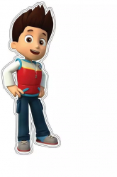Autocolant sticker decorativ de perete 3D din desene animate Patrula catelusilor -Ryder 