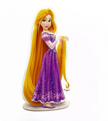 Autocolant sticker decorativ de perete 3D din desene animate Rapunzel 