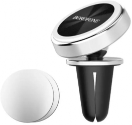 BOROFONE BH6 Suport metalic de telefon cu magnet Culoare Argint 